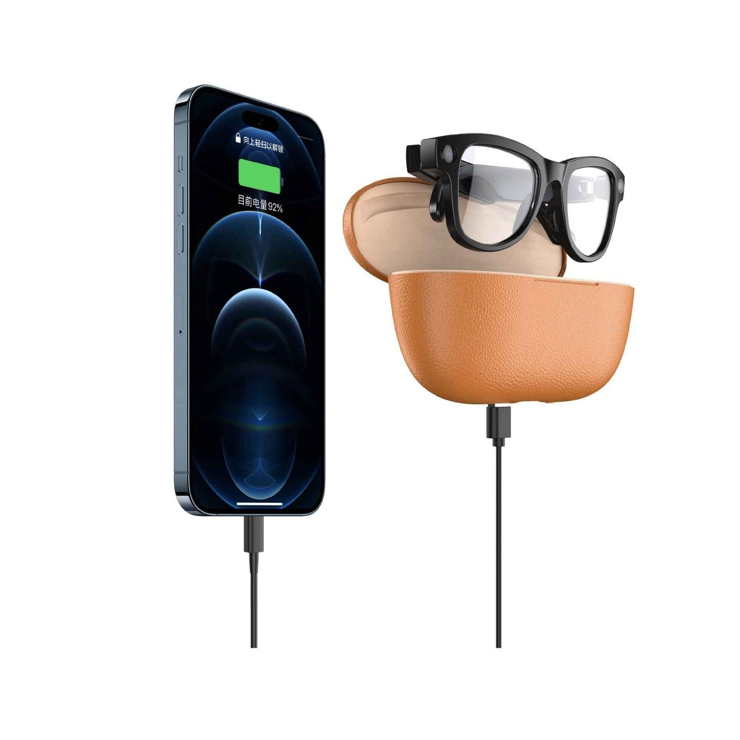 AI Image Recognition Glasses with 8-Megapixel Resolution and Wi-Fi Transmission