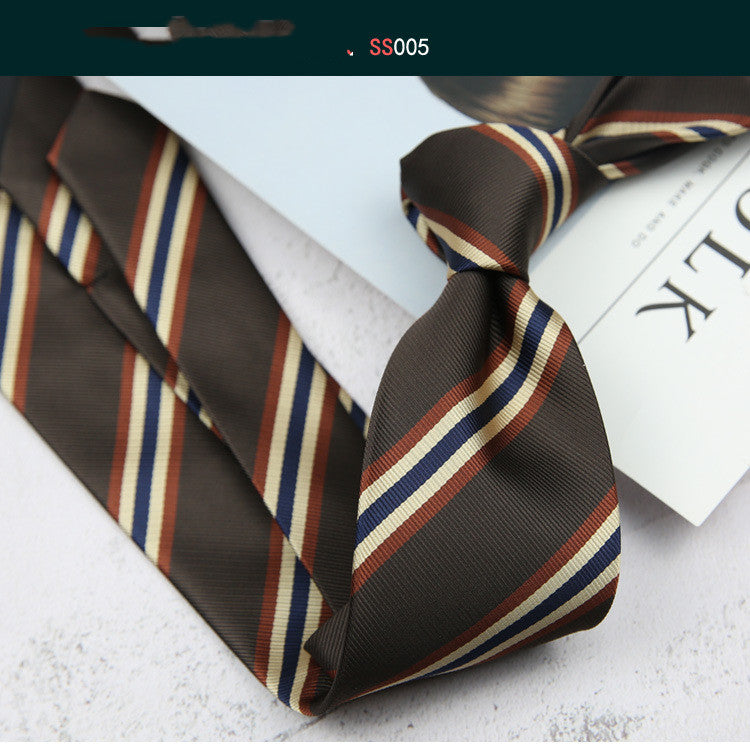 Men's Formal Striped Tie for Business Suit Elegance - Neon North Clothing
