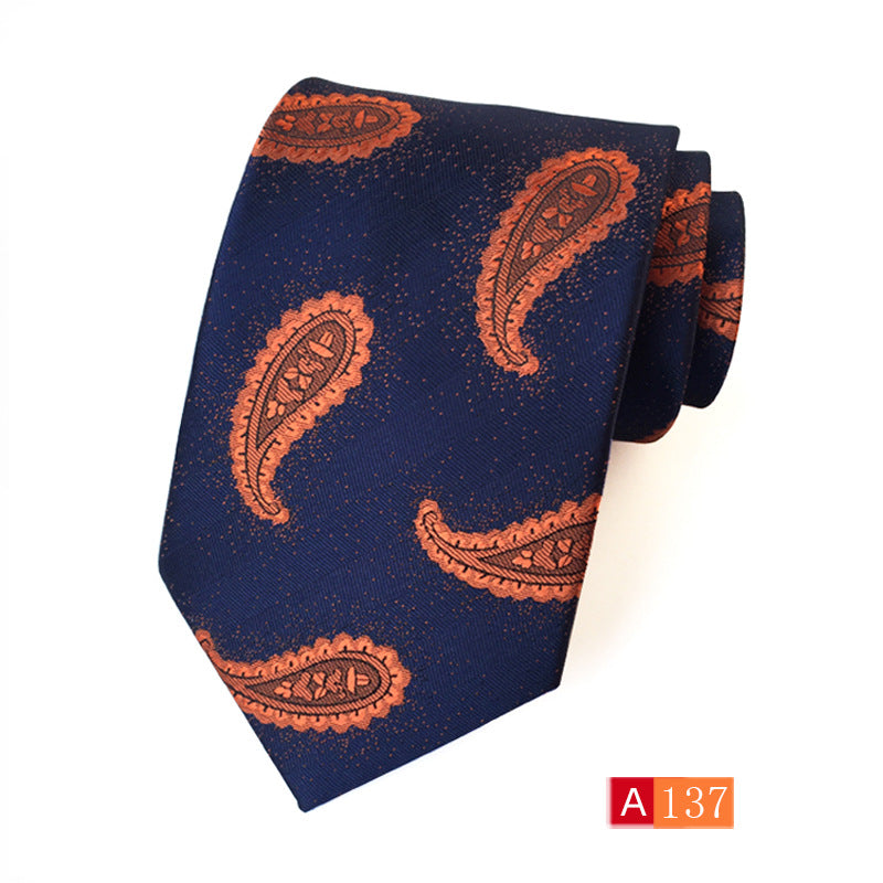 Men's Jacquard Formal Tie - Casual Polyester Jacquard Wear - Neon North Clothing