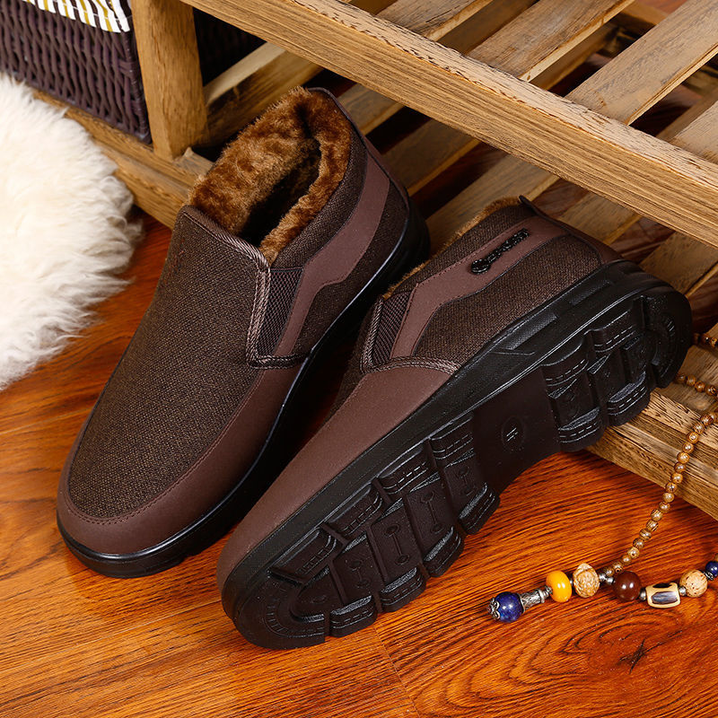 Comfortable Plush Non-Slip Boots with Wear-Resistant Sole and Soft Inner Lining