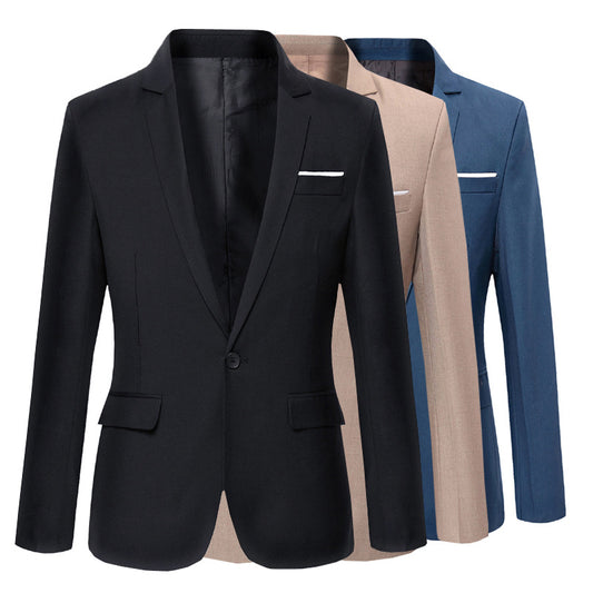 Casual Suit for Middle-Aged Professionals - Slim Fit Style