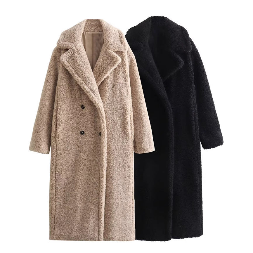 Streetwear Private Lady Fleece Warm Overcoat - Neon North Clothing