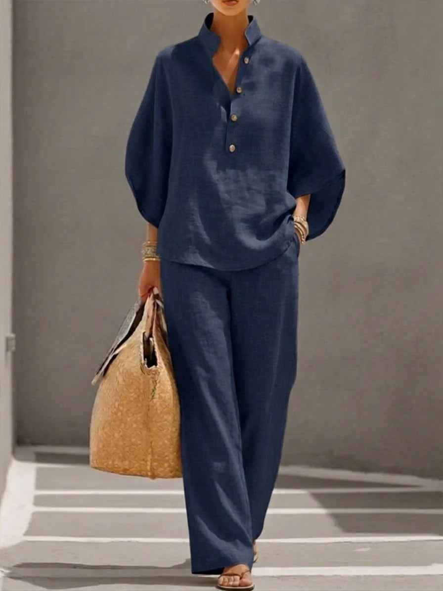 Women's Casual Versatile Shirt Set for Urban Outfits