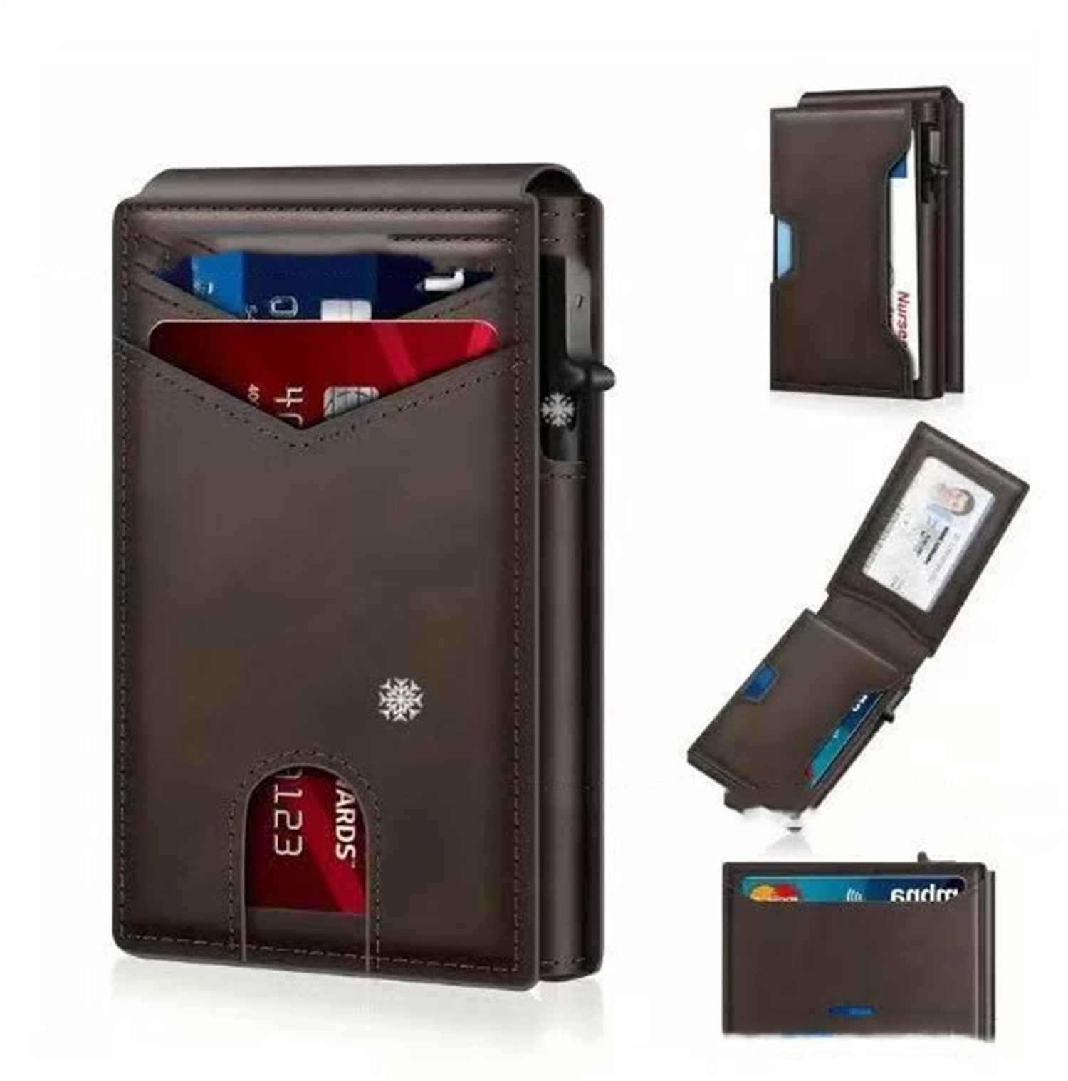 Men's Tactical Carbon Fiber Wallet - Durable and Stylish EDC Essential