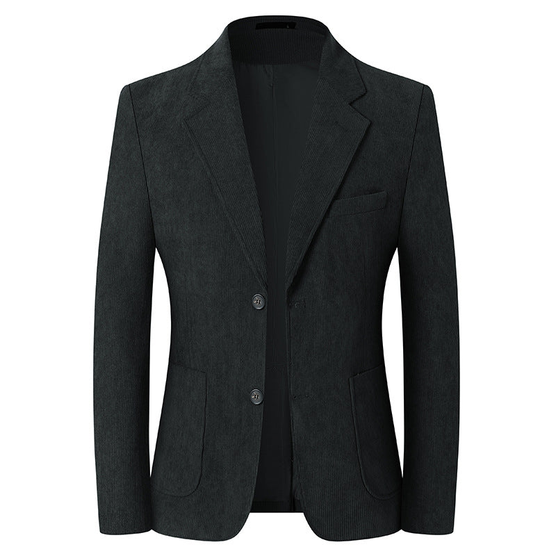 Solid Color Light Luxury Men's Casual Suit Jacket