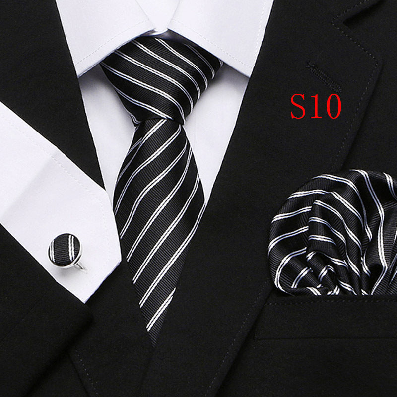Paisley Tie Three-Piece Set for European and American Style - Neon North Clothing