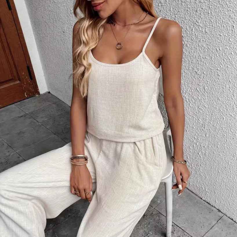 Women's Casual Resort Two-Piece Set - Stylish Women's Casual Resort Wear