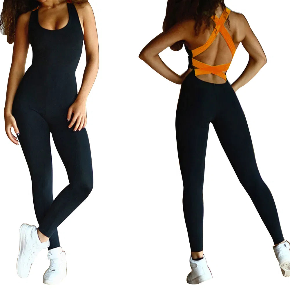 Women's Yoga Jumpsuit XL for Ultimate Sports and Gym Fitness Workout