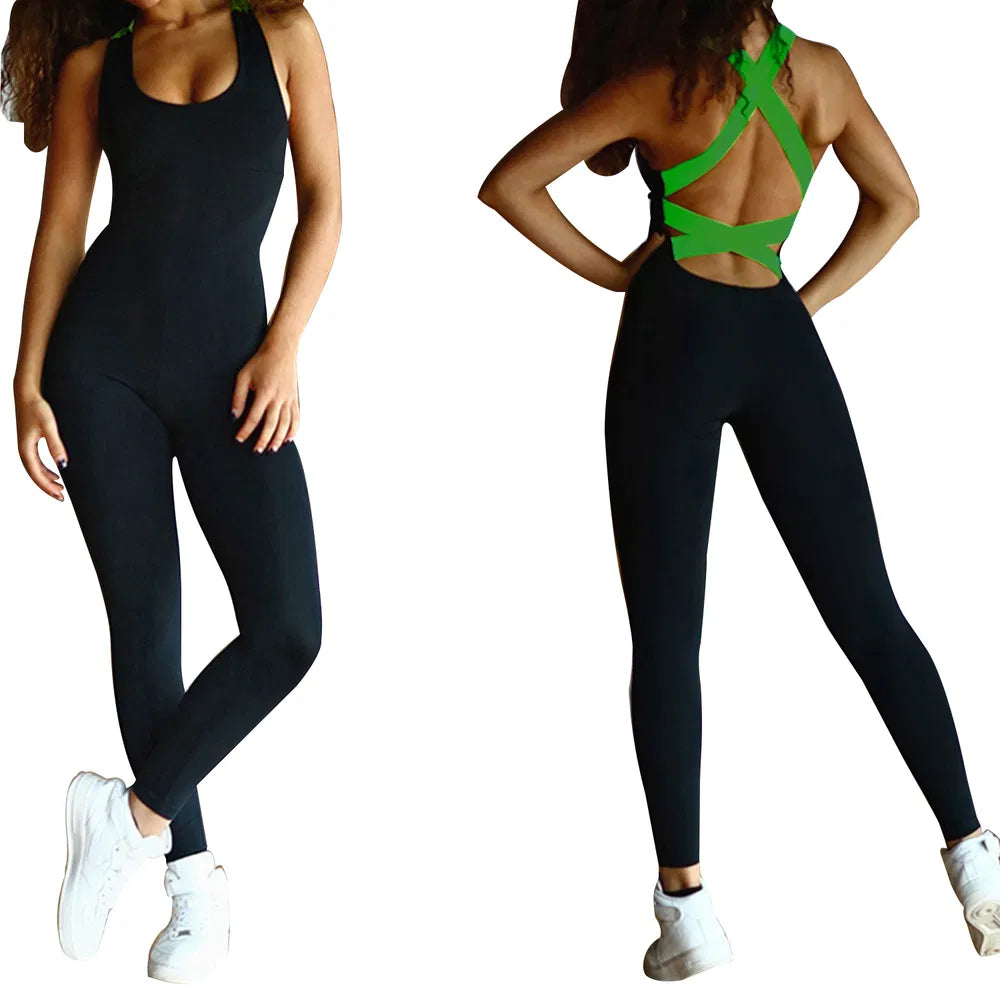 Women's Yoga Jumpsuit XL for Ultimate Sports and Gym Fitness Workout