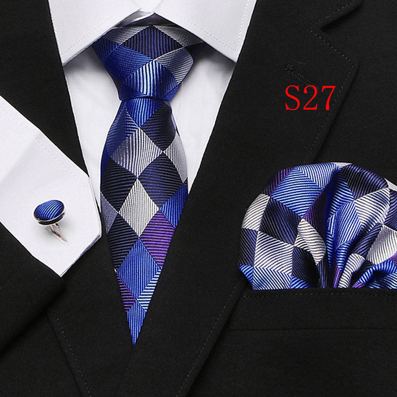 Paisley Tie Three-Piece Set for European and American Style - Neon North Clothing
