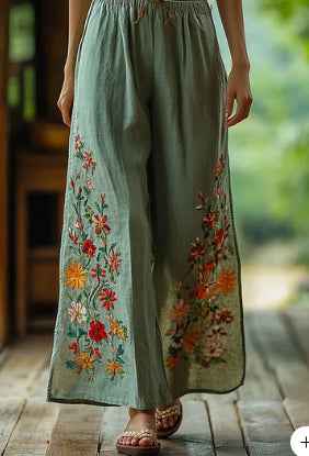 Stylish and Comfortable Women's Linen Wide Leg Pants