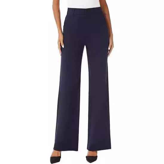 Women's High-Waisted Wide-Leg Pants for Commuting