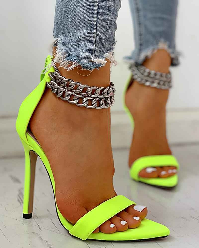 Large High Heel Stiletto Sandals for Women - Comfort and Style