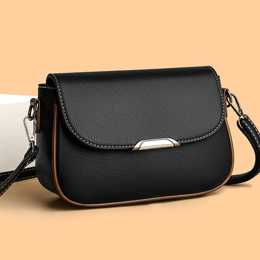 Women's Elegant Crossbody Bag - Stylish High-Quality Large Flap Shoulder Bag