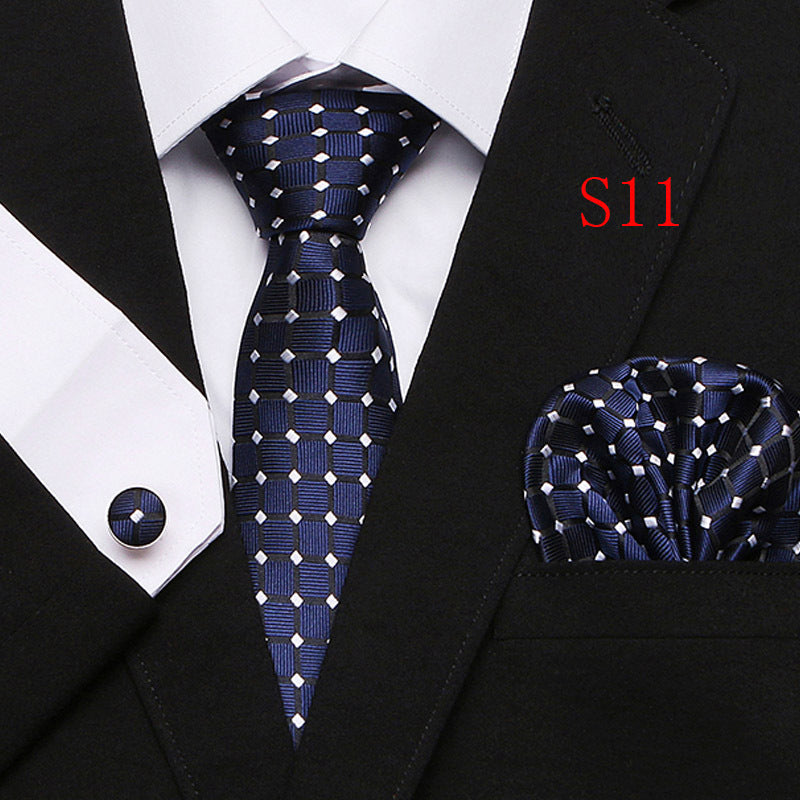 Paisley Tie Three-Piece Set for European and American Style - Neon North Clothing