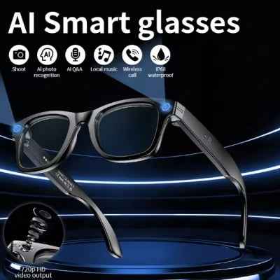 AI Bluetooth Smart Sunglasses with Magnetic Frame for Men - Three-Generation Technology
