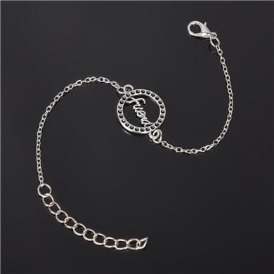 Simple Style Silver Plated Charm Bracelet - Neon North Clothing