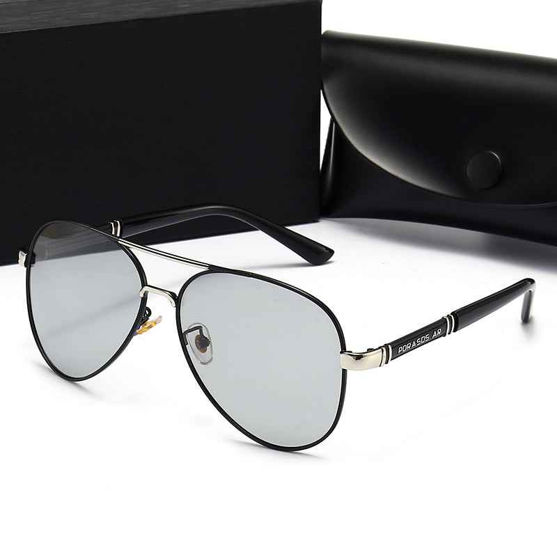 Polarized Color Changing Sunglasses for Men - Stylish & Versatile Eye Protection