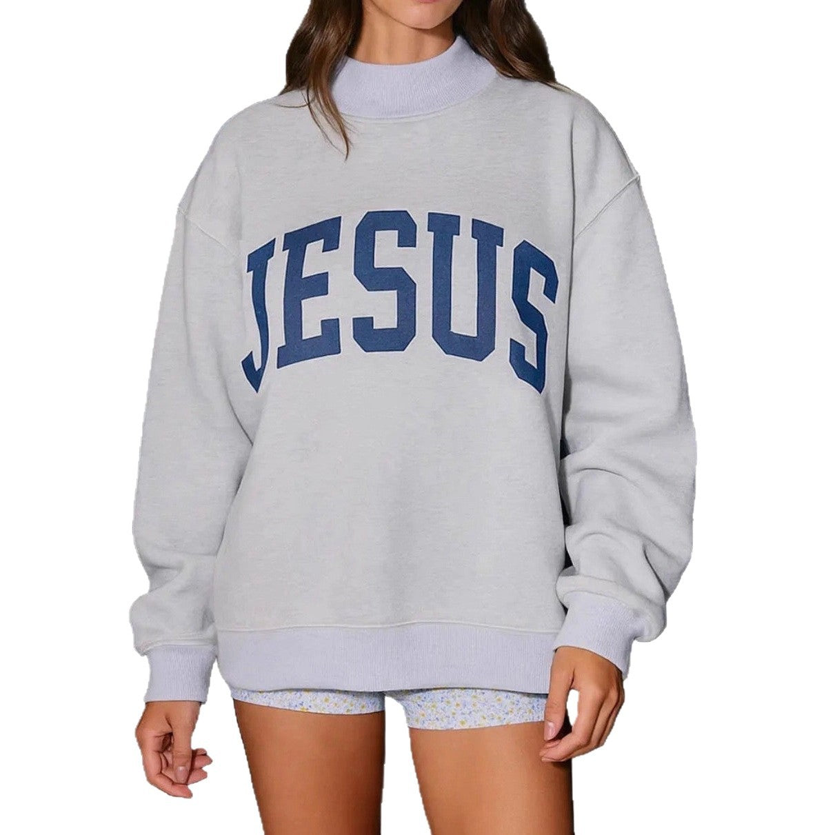 Printed Crewneck Sweatshirt - Long-Sleeve Loose-Fit for Ultimate Comfort and Style