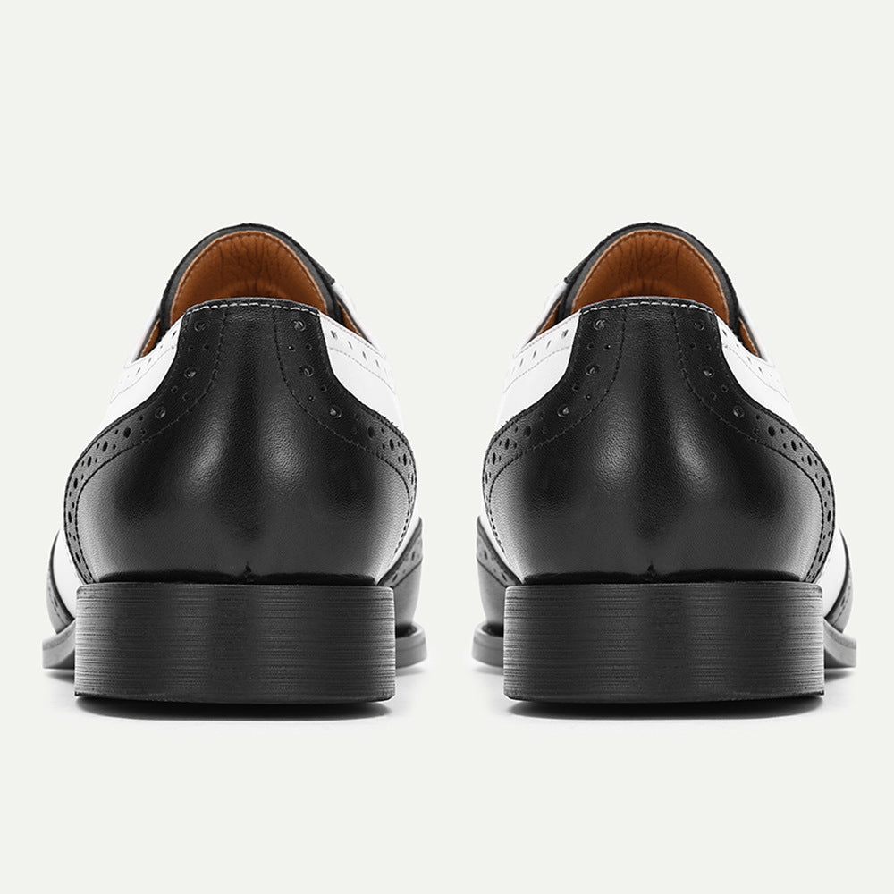 Men's Brogues for Business Casual with Pointed Toes for Versatile Style