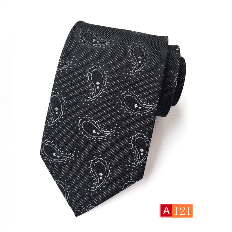 Men's Jacquard Formal Tie - Casual Polyester Jacquard Wear - Neon North Clothing