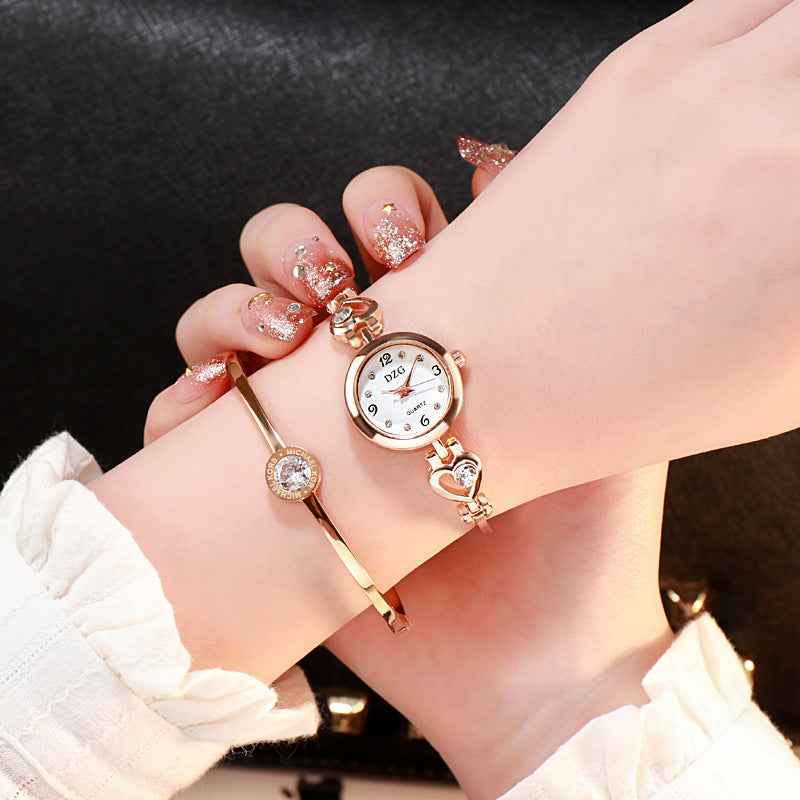 Rhinestone Casual Watch for Women - Simple Jewelry Style