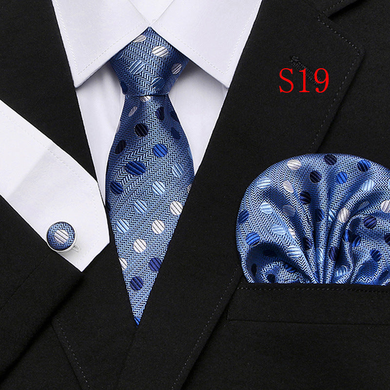 Paisley Tie Three-Piece Set for European and American Style - Neon North Clothing