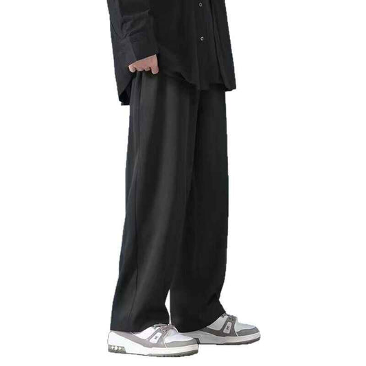 Ice Silk Summer Pants for Men - Thin, Loose, Straight Fit