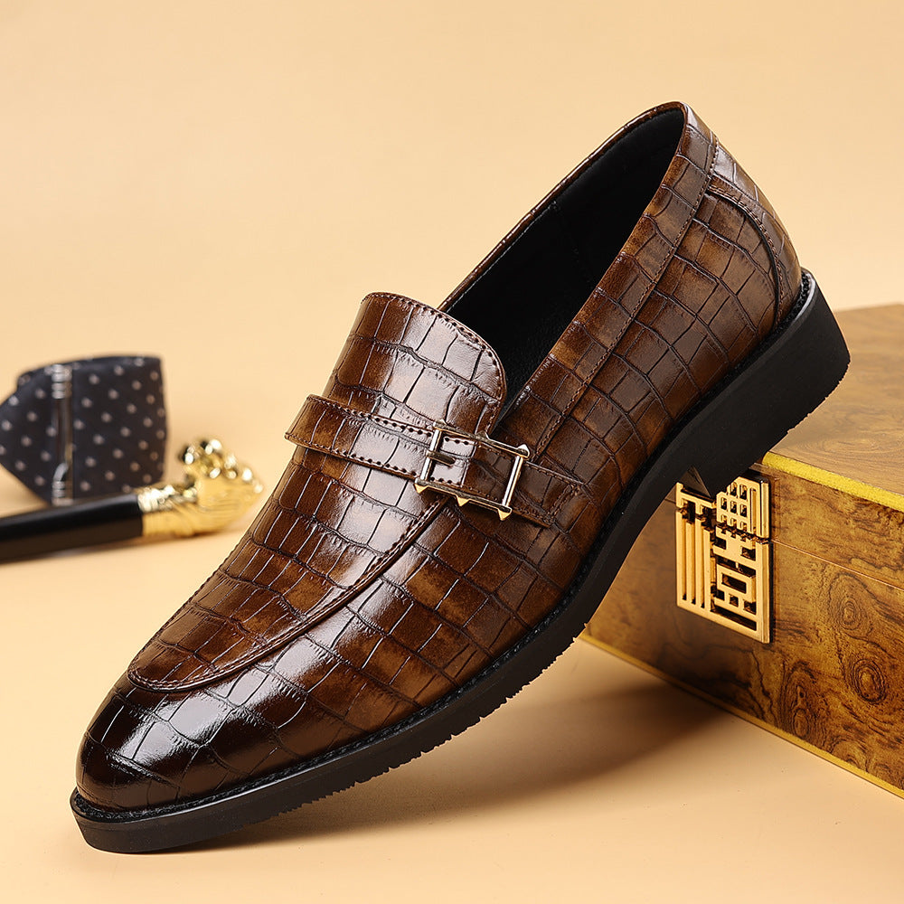 Mens Plus Size Leather Shoes for Stylish Casual Comfort