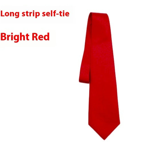 8CM Men's Solid Color Tie for Business Elegance - Neon North Clothing