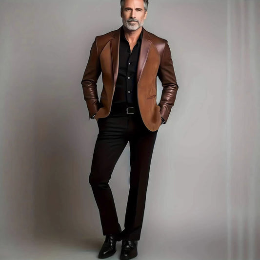 Stylish Coat: Suit-Collar Design for Timeless Elegance