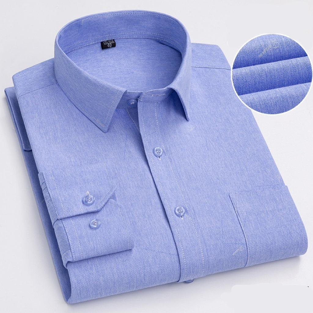 Men's Business Casual Shirt - Long-Sleeve Lightweight Style