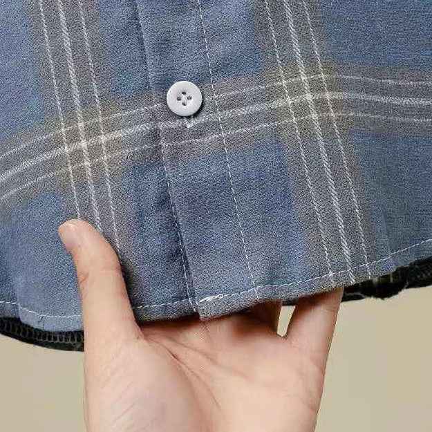 Classic Casual Plaid Button-Up Shirt