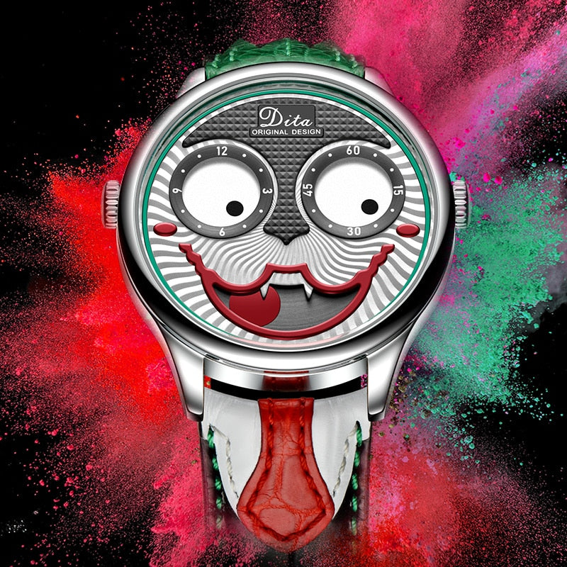 Joker Luxury Quartz Watch - Limited Edition Designer Alloy Timepiece - Neon North Clothing