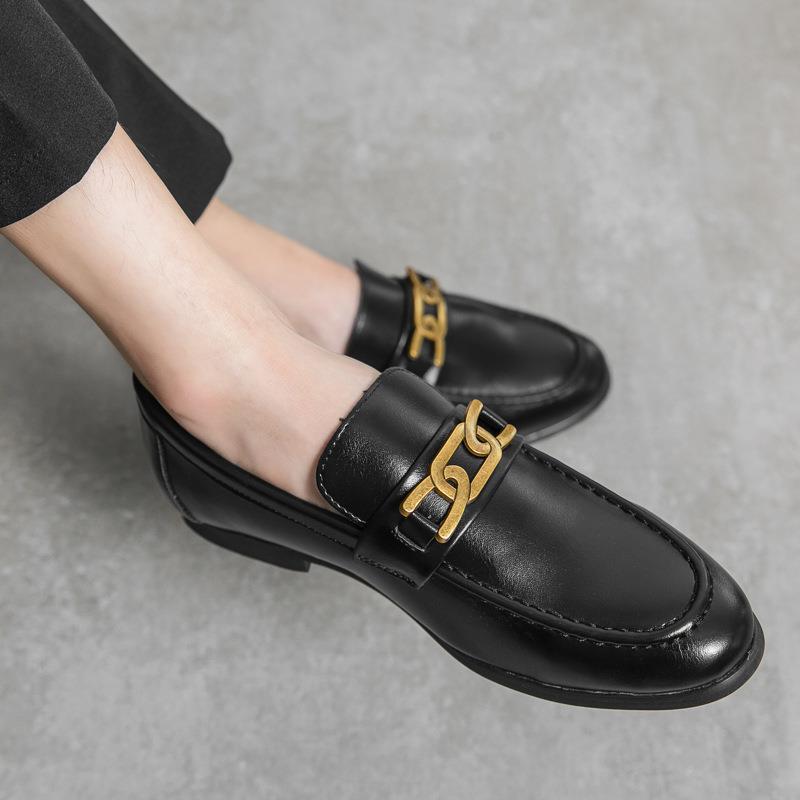Men's British Formal Leather Shoes for Business and Casual Wear