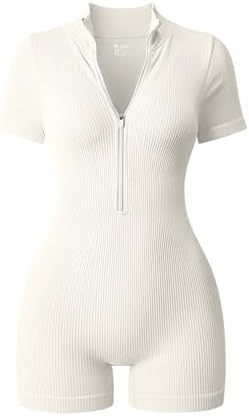 One-piece Yoga Jumpsuit with Zipper for Ultimate Comfort and Style