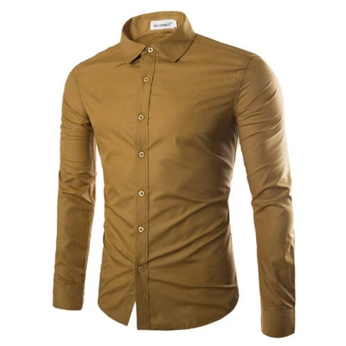 Casual Polo Shirt - Ironing Free Long Sleeves Regular Fit