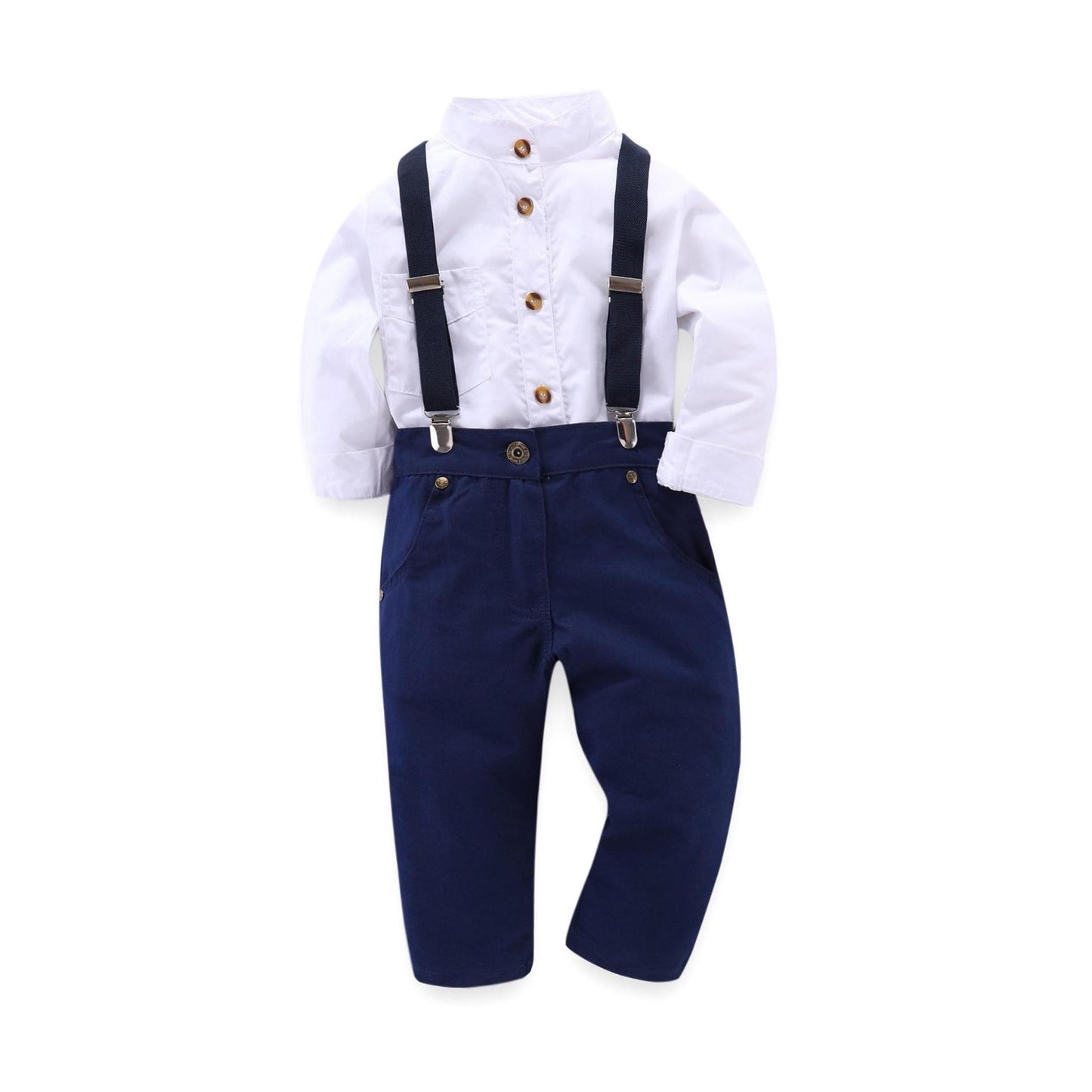 Boy's Gentleman Suit  with Suspenders