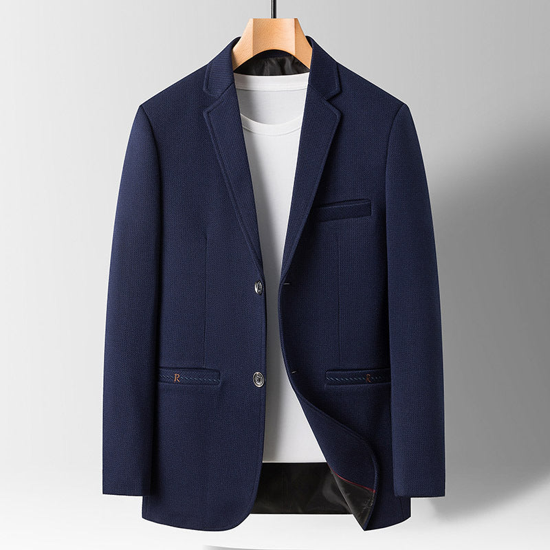 Spring New Mid-fashion Tailored Collar Suit For Men
