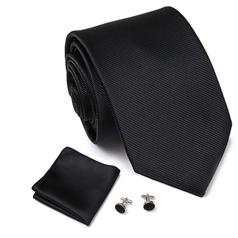 Multi Colored Striped Tie Set with Floral Design for Men - Neon North Clothing