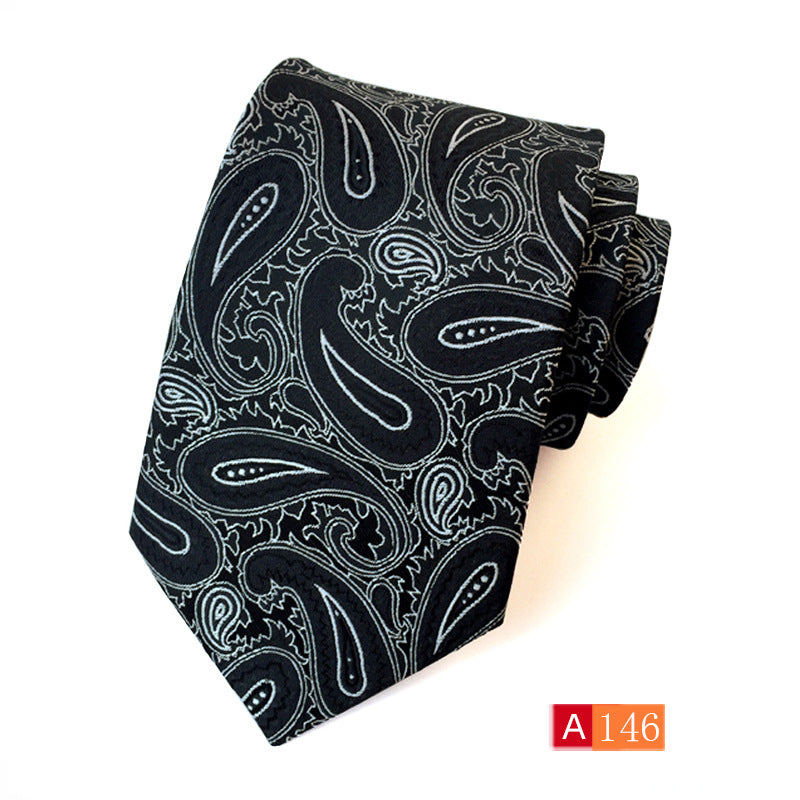 Men's Jacquard Formal Tie - Casual Polyester Jacquard Wear - Neon North Clothing