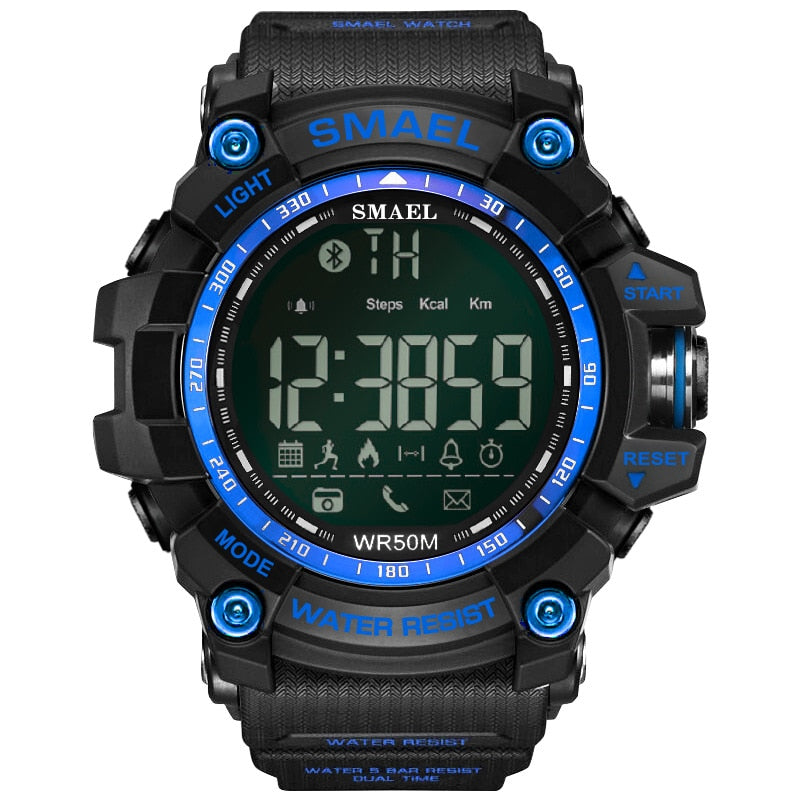 Mens Military Smartwatch - Waterproof LED Digital Chronograph with Multifunction Features - Neon North Clothing