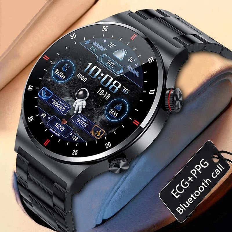 QW33 Smart Watch ECG+PPG Music Player Pedometer Bluetooth Call Smart Watch - Neon North Clothing
