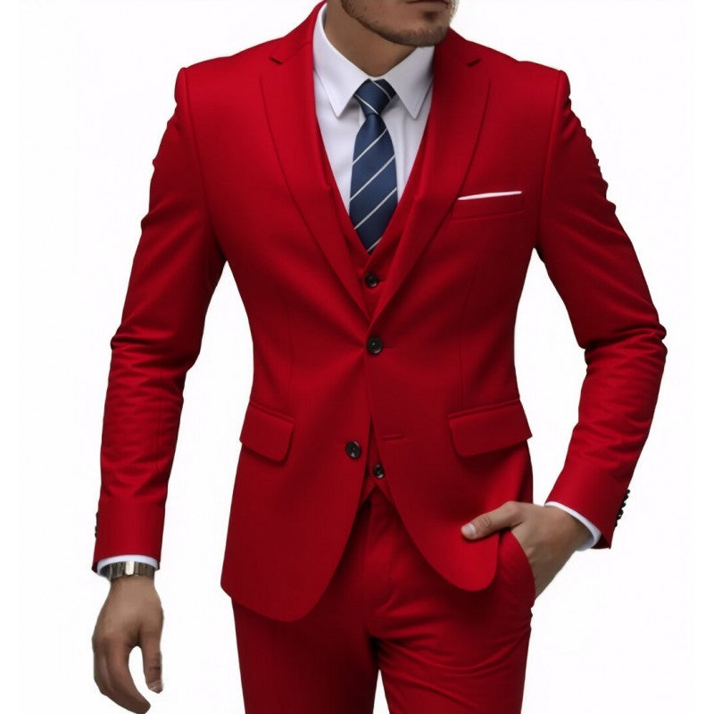 Three-Piece Men's Wedding Suit