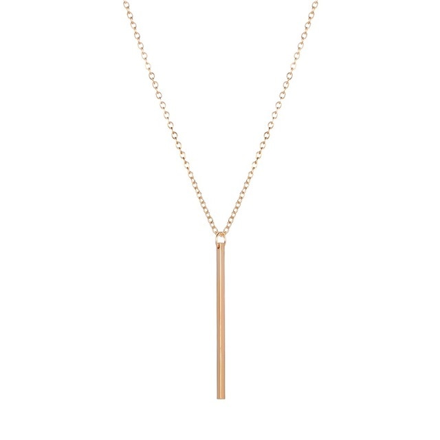 Ailend Design Simple Multi Layer Chain Necklace - Neon North Clothing