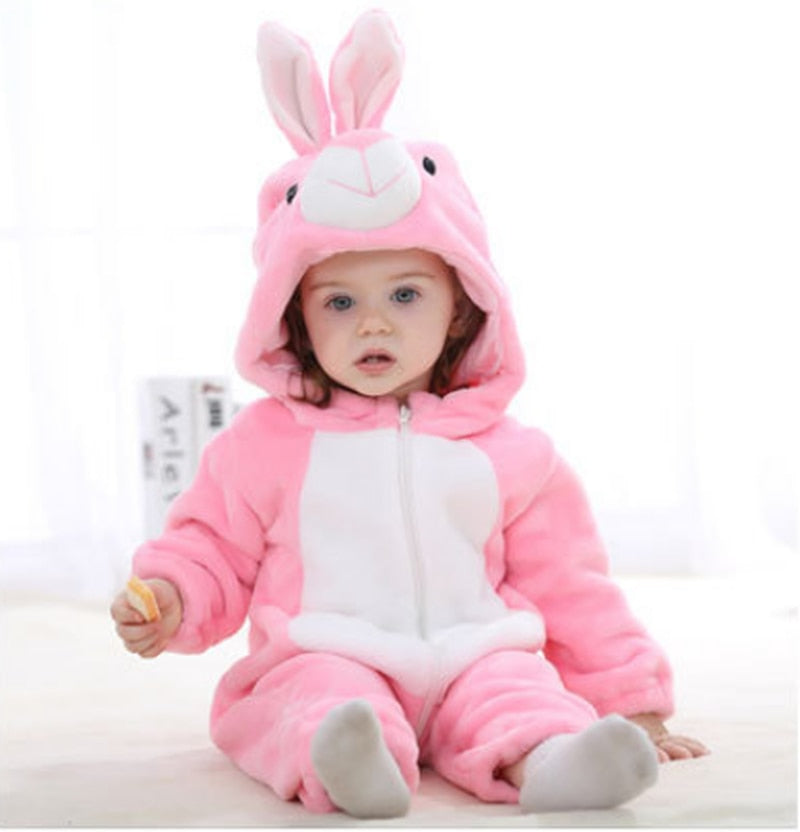 3M - 24M Infant Animal Jumpsuits for Cute and Comfy Baby Outfits - Neon North Clothing