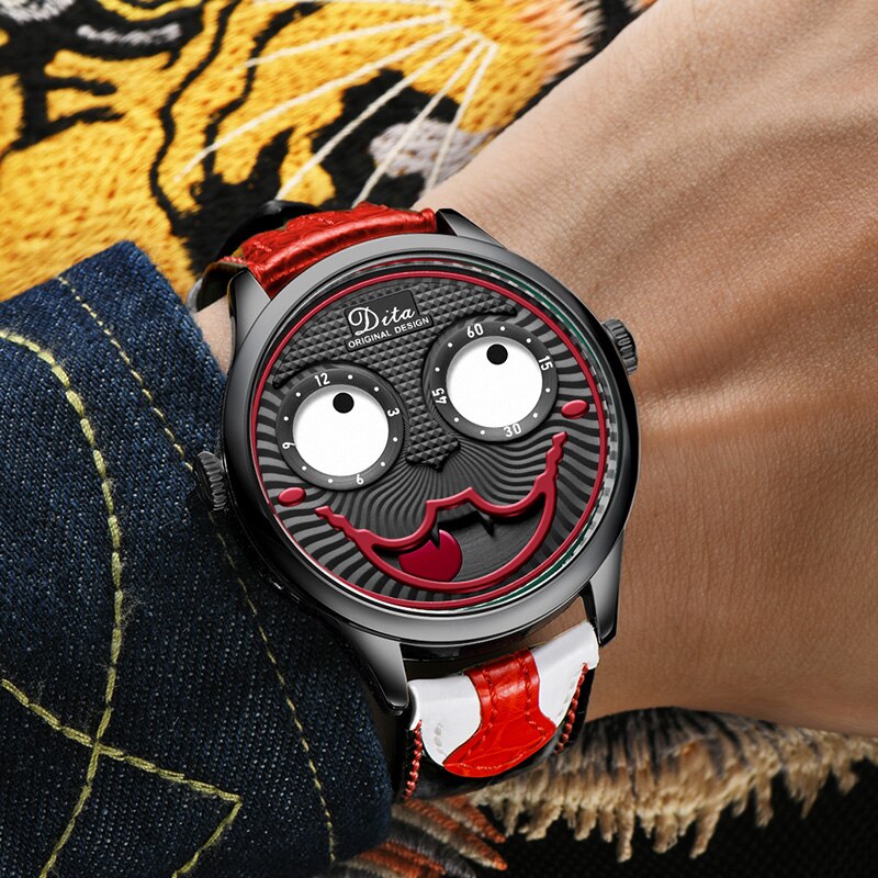Joker Luxury Quartz Watch - Limited Edition Designer Alloy Timepiece - Neon North Clothing