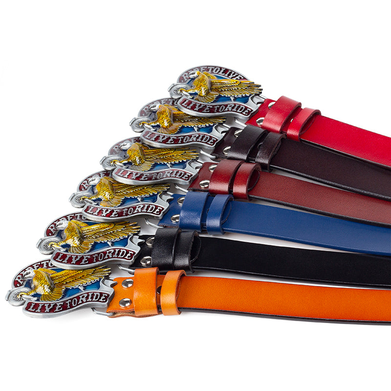 Men's Casual Leather Belt for Big Head Performance