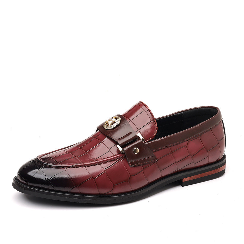 Men's Plaid Casual Loafers Black - Brown - Blue