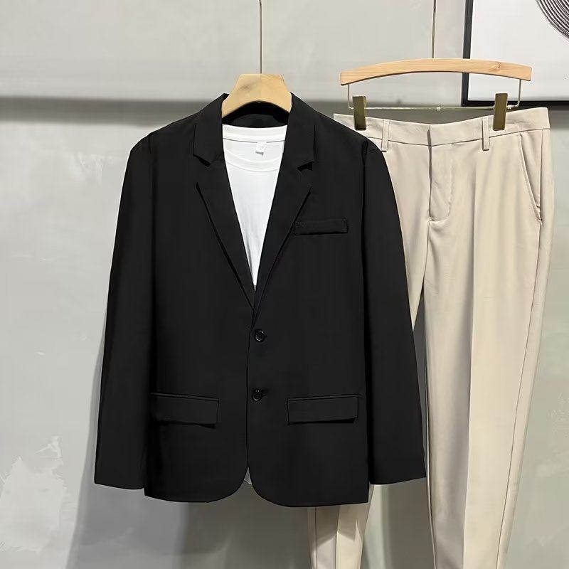 Mens Casual Blazer - Trendy Versatile British-style Blazer for Everyday Wear